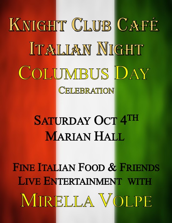 Knights of Columbus Event Banner